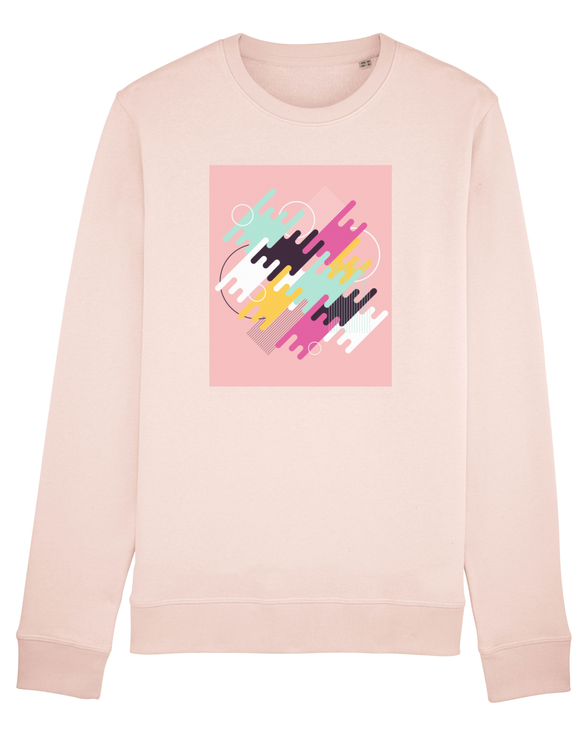 Bluză mânecă lungă Unisex Rise Candy Pink