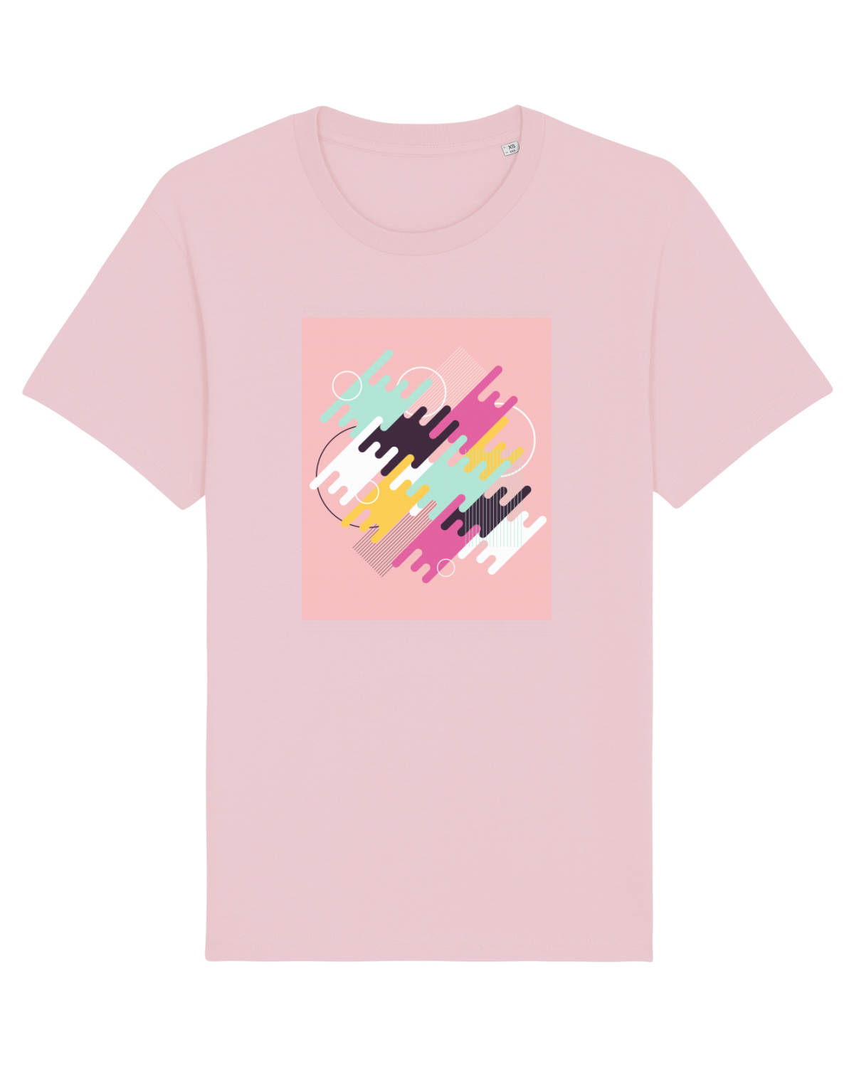 Tricou mânecă scurtă Unisex Rocker Cotton Pink