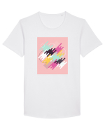 Puzzle Tricou mânecă scurtă guler larg Bărbat Skater