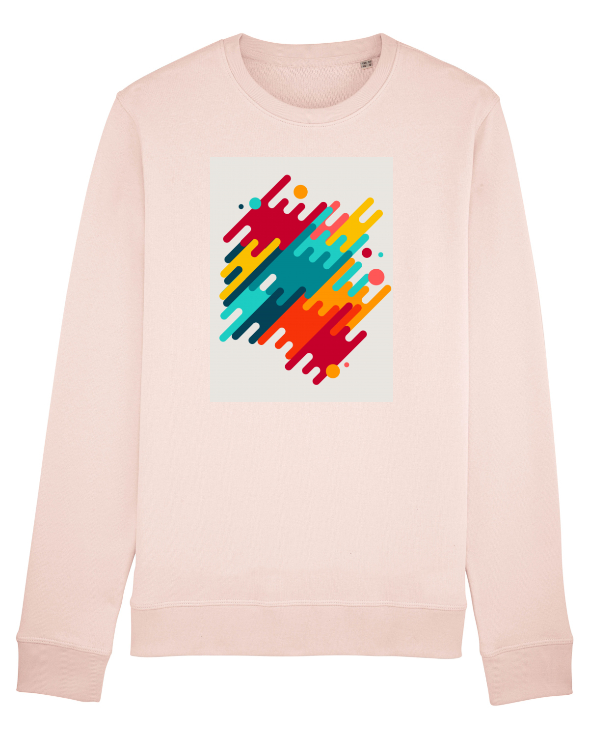 Bluză mânecă lungă Unisex Rise Candy Pink