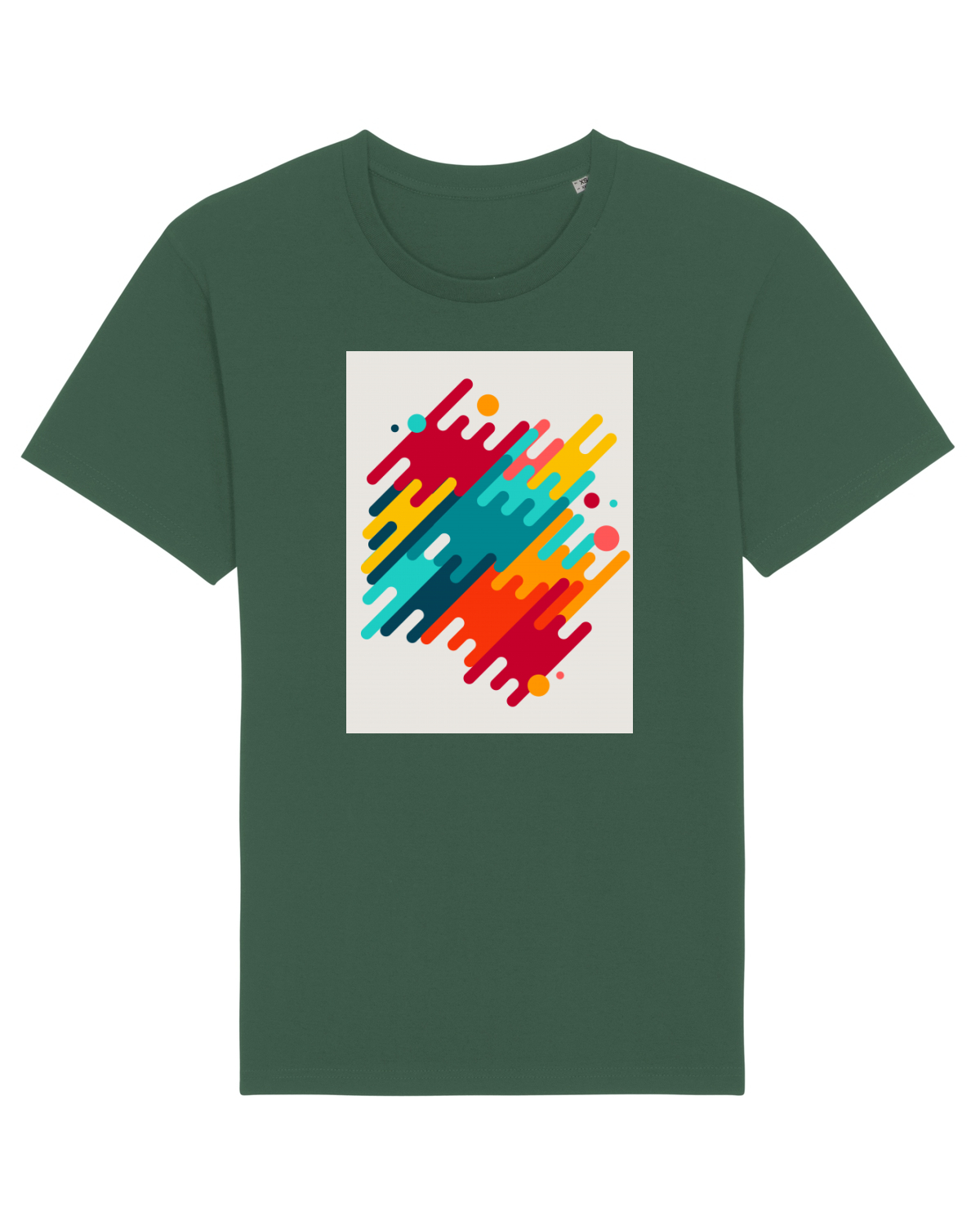 Tricou mânecă scurtă Unisex Rocker Bottle Green