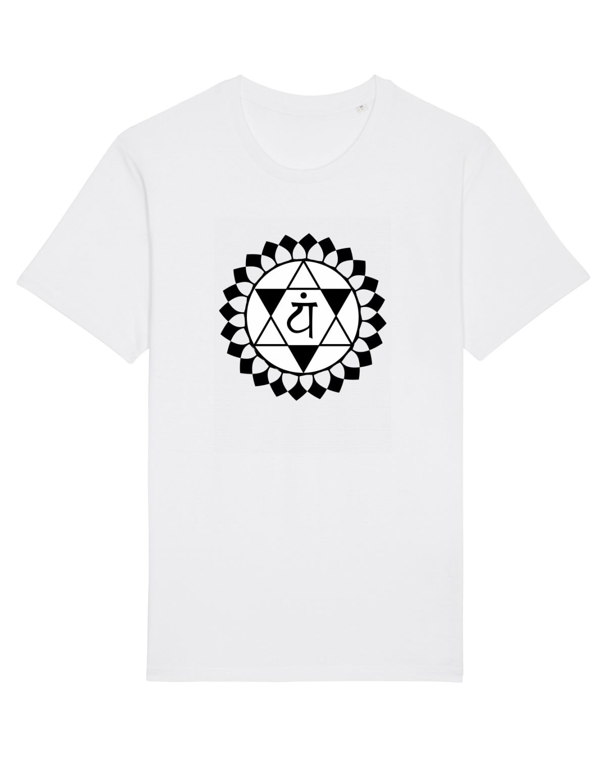Tricou mânecă scurtă Unisex Rocker White