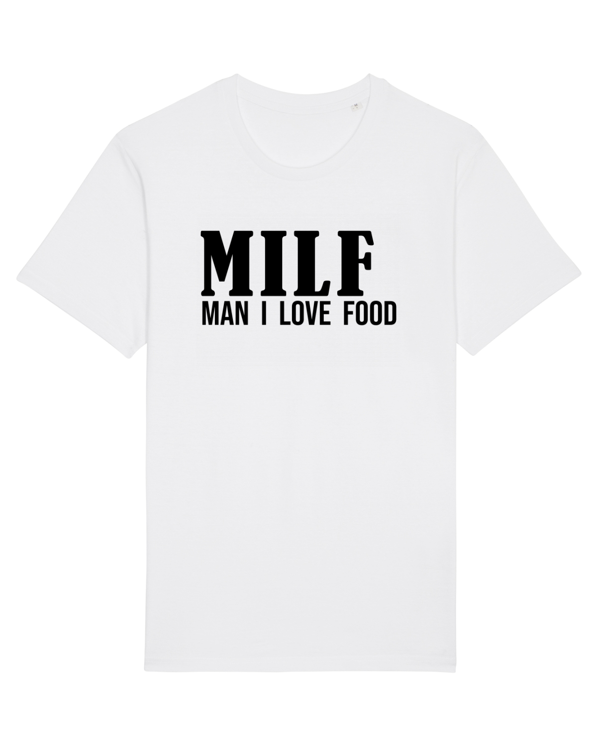 Tricou mânecă scurtă Unisex Rocker White
