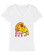 Slice Slice Baby Tricou mânecă scurtă guler V Damă Evoker