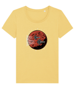 Space Tricou mânecă scurtă guler larg fitted Damă Expresser