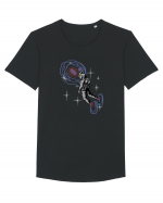 Space NBA Tricou mânecă scurtă guler larg Bărbat Skater