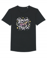 You've got this! Tricou mânecă scurtă guler larg Bărbat Skater