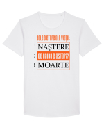 Cele 3 etape ale vietii Tricou mânecă scurtă guler larg Bărbat Skater