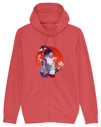 Japan Samurai Girl Carmine Red