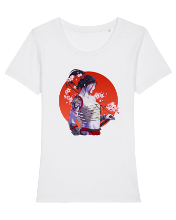 Japan Samurai Girl White