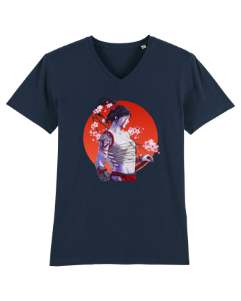 Japan Samurai Girl French Navy