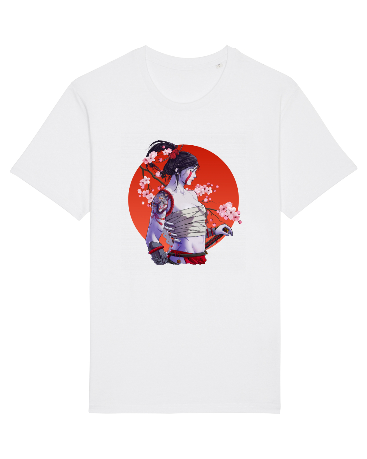 Tricou mânecă scurtă Unisex Rocker White