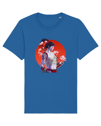 Japan Samurai Girl Royal Blue