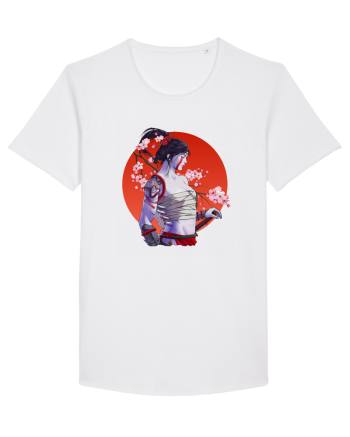 Japan Samurai Girl White