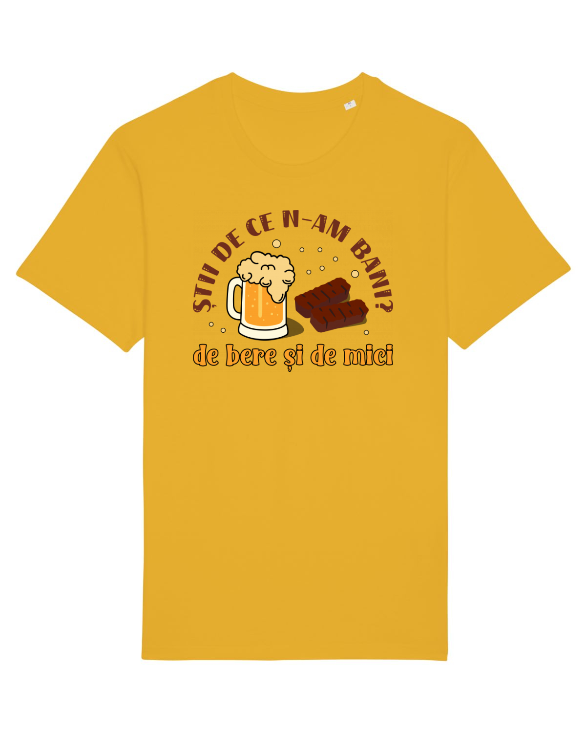 Tricou mânecă scurtă Unisex Rocker Spectra Yellow