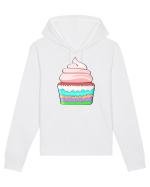Delicious colored pink cupcake Hanorac Unisex Drummer