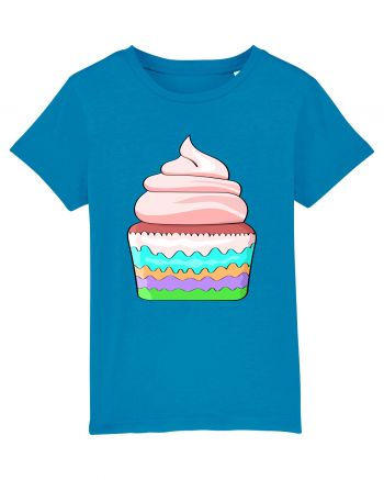 Delicious colored pink cupcake Azur
