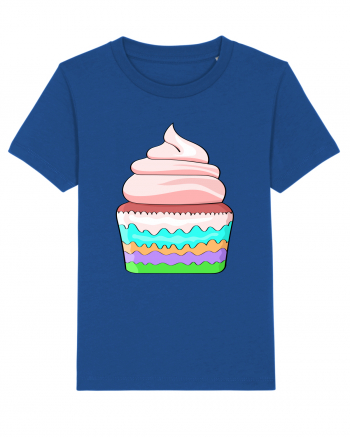 Delicious colored pink cupcake Majorelle Blue