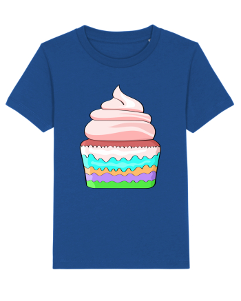 Delicious colored pink cupcake Majorelle Blue