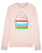 Delicious colored pink cupcake Bluză mânecă lungă Unisex Rise