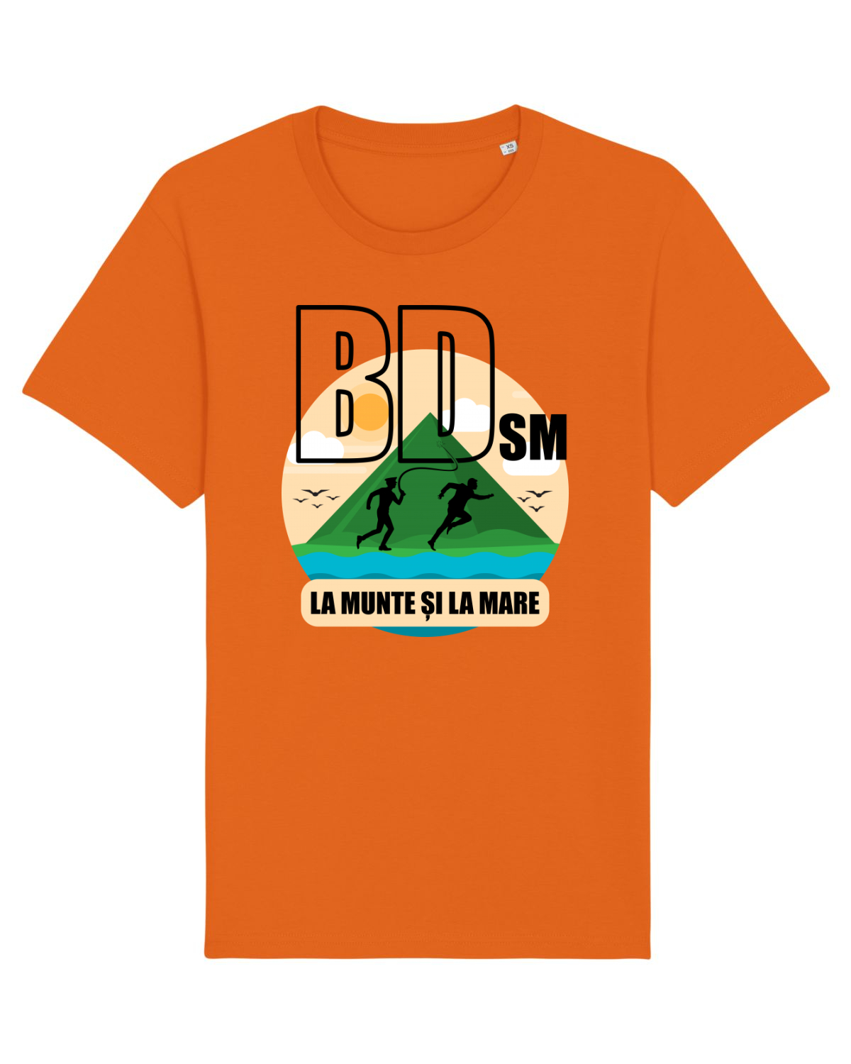 Tricou mânecă scurtă Unisex Rocker Bright Orange