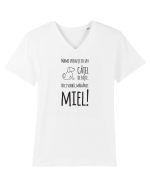 mielu Tricou mânecă scurtă guler V Bărbat Presenter