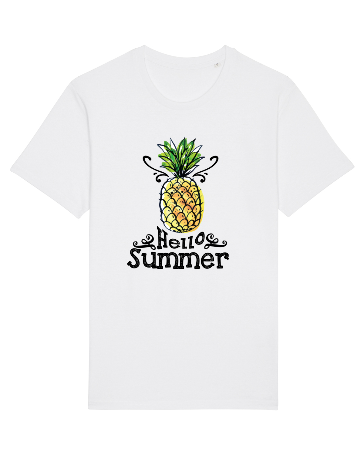 Tricou mânecă scurtă Unisex Rocker White