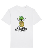 Hello Summer Ananas Tricou mânecă scurtă Unisex Rocker