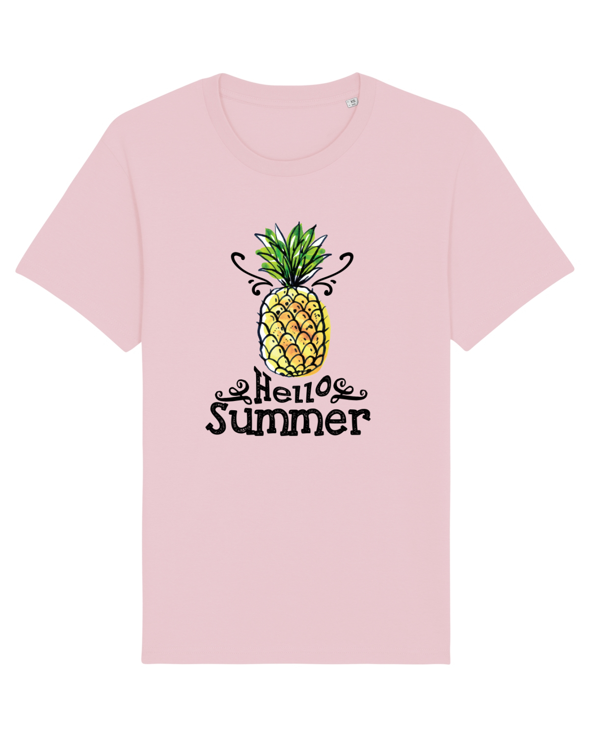 Tricou mânecă scurtă Unisex Rocker Cotton Pink