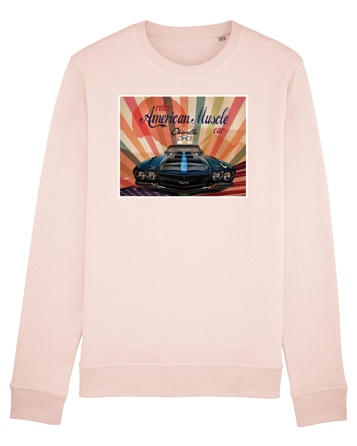 Bluză mânecă lungă Unisex Rise Candy Pink