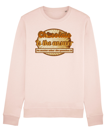 Chocolate IS The Answer,No Matter What Question Is Candy Pink