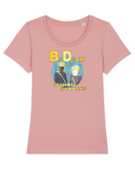 BDsm#1 Tricou mânecă scurtă guler larg fitted Damă Expresser