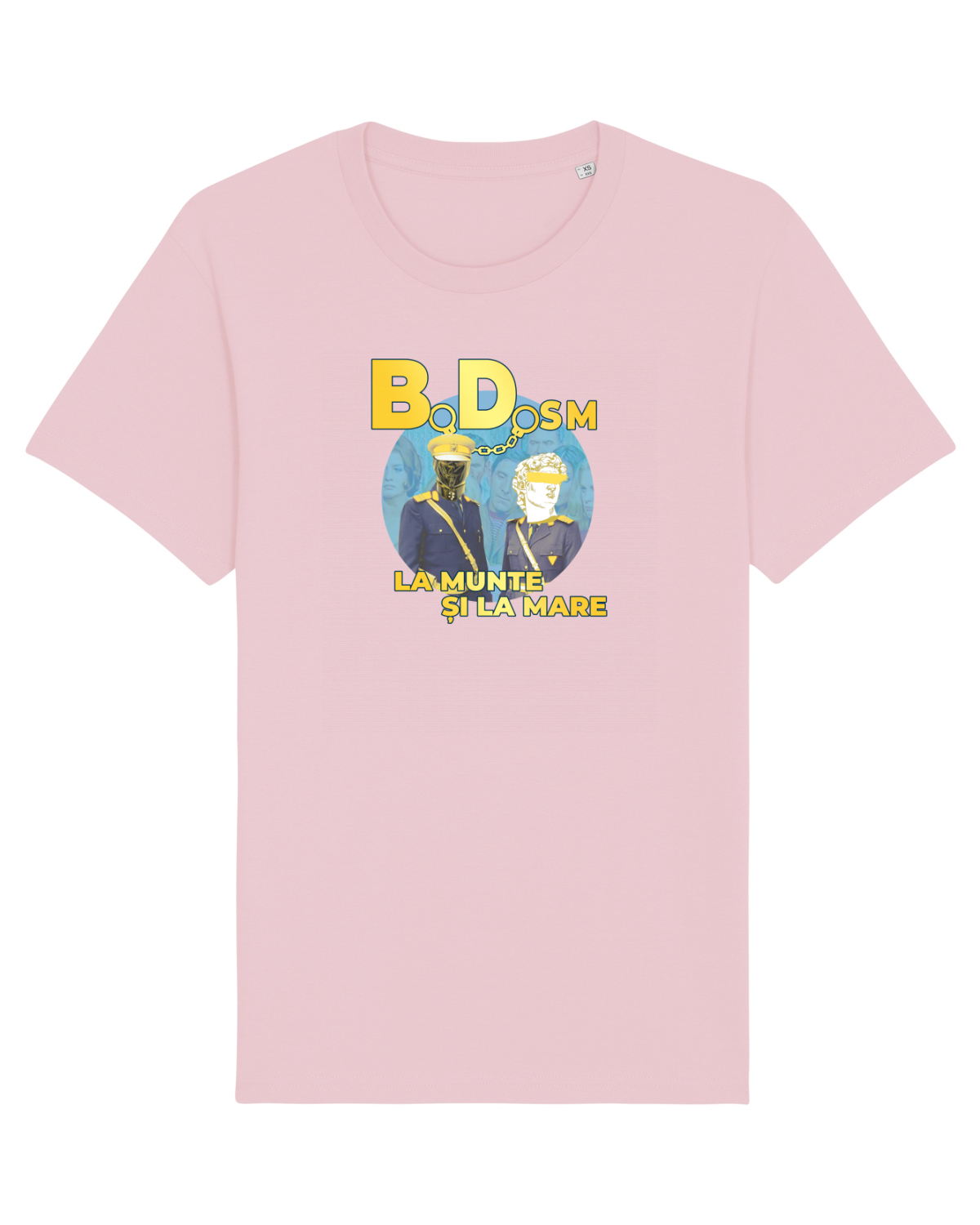 Tricou mânecă scurtă Unisex Rocker Cotton Pink
