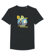 BDsm#1 Tricou mânecă scurtă guler larg Bărbat Skater