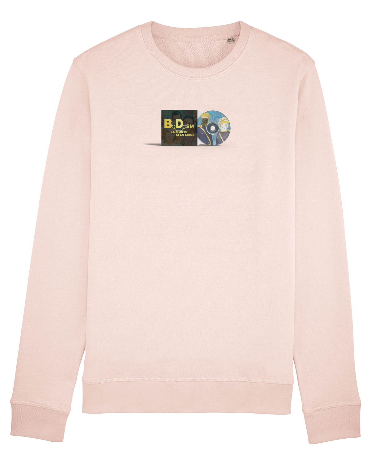 Bluză mânecă lungă Unisex Rise Candy Pink