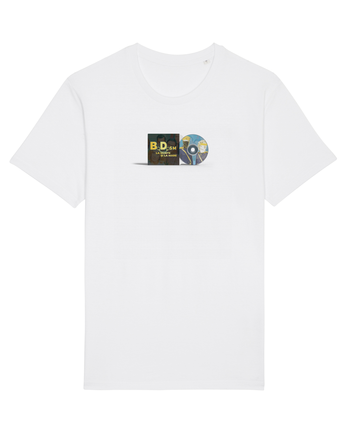 Tricou mânecă scurtă Unisex Rocker White