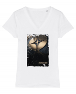 Foundation Tricou mânecă scurtă guler V Damă Evoker