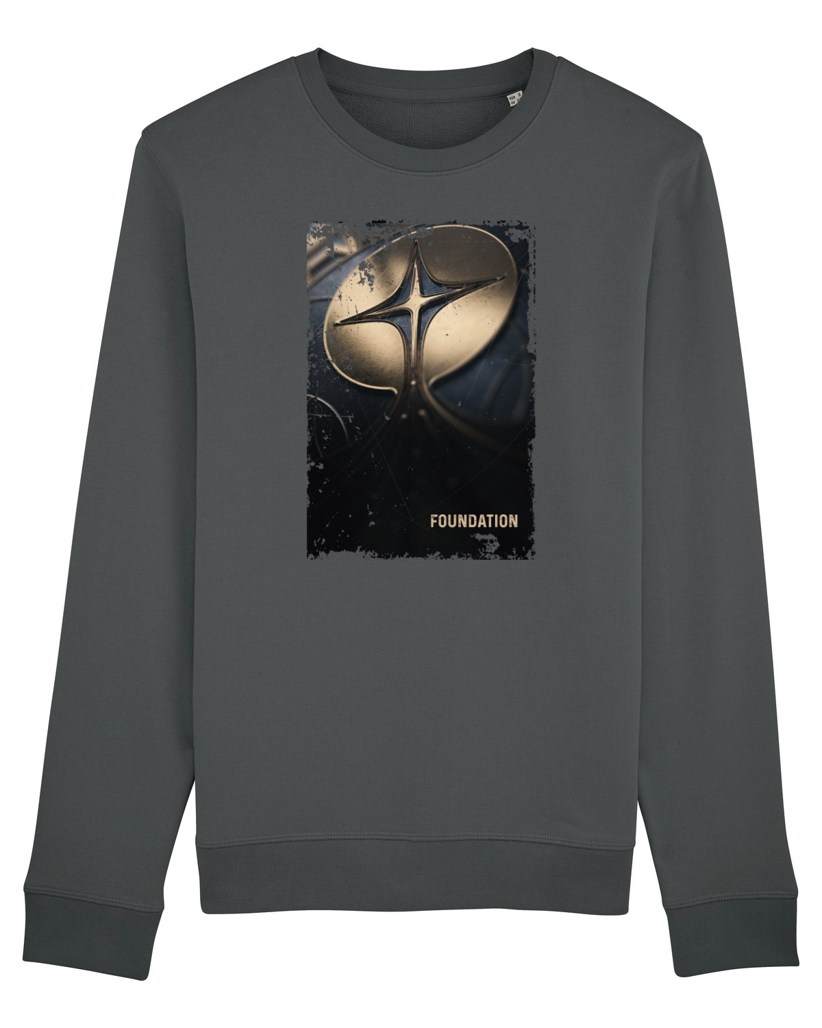 Bluză mânecă lungă Unisex Rise Anthracite