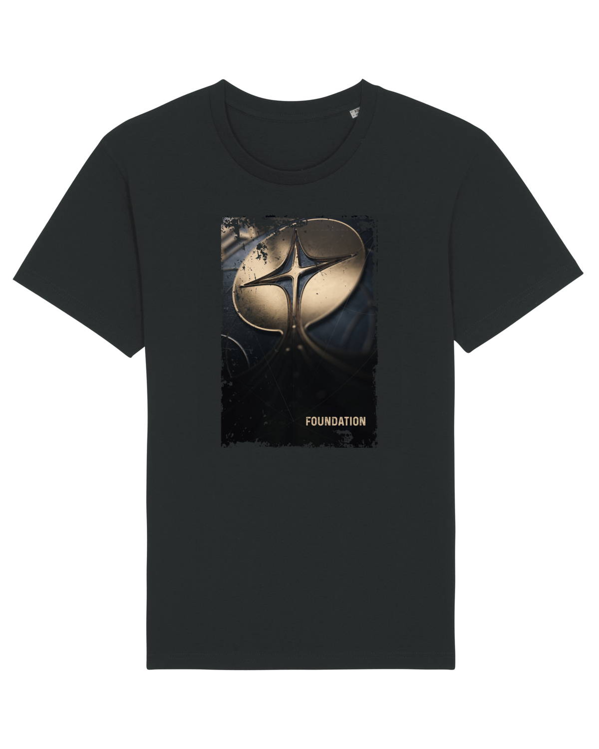 Tricou mânecă scurtă Unisex Rocker Black