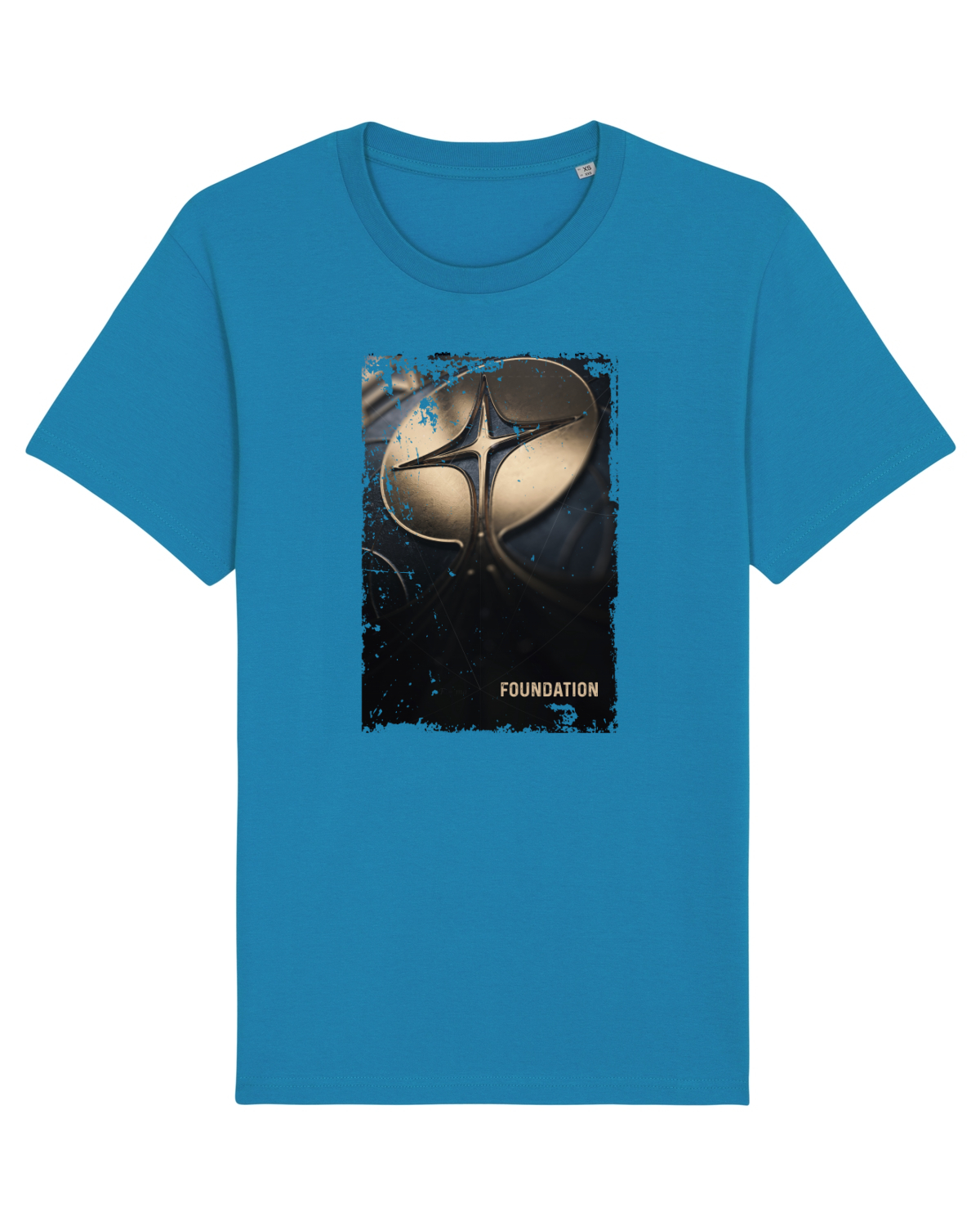 Tricou mânecă scurtă Unisex Rocker Azur