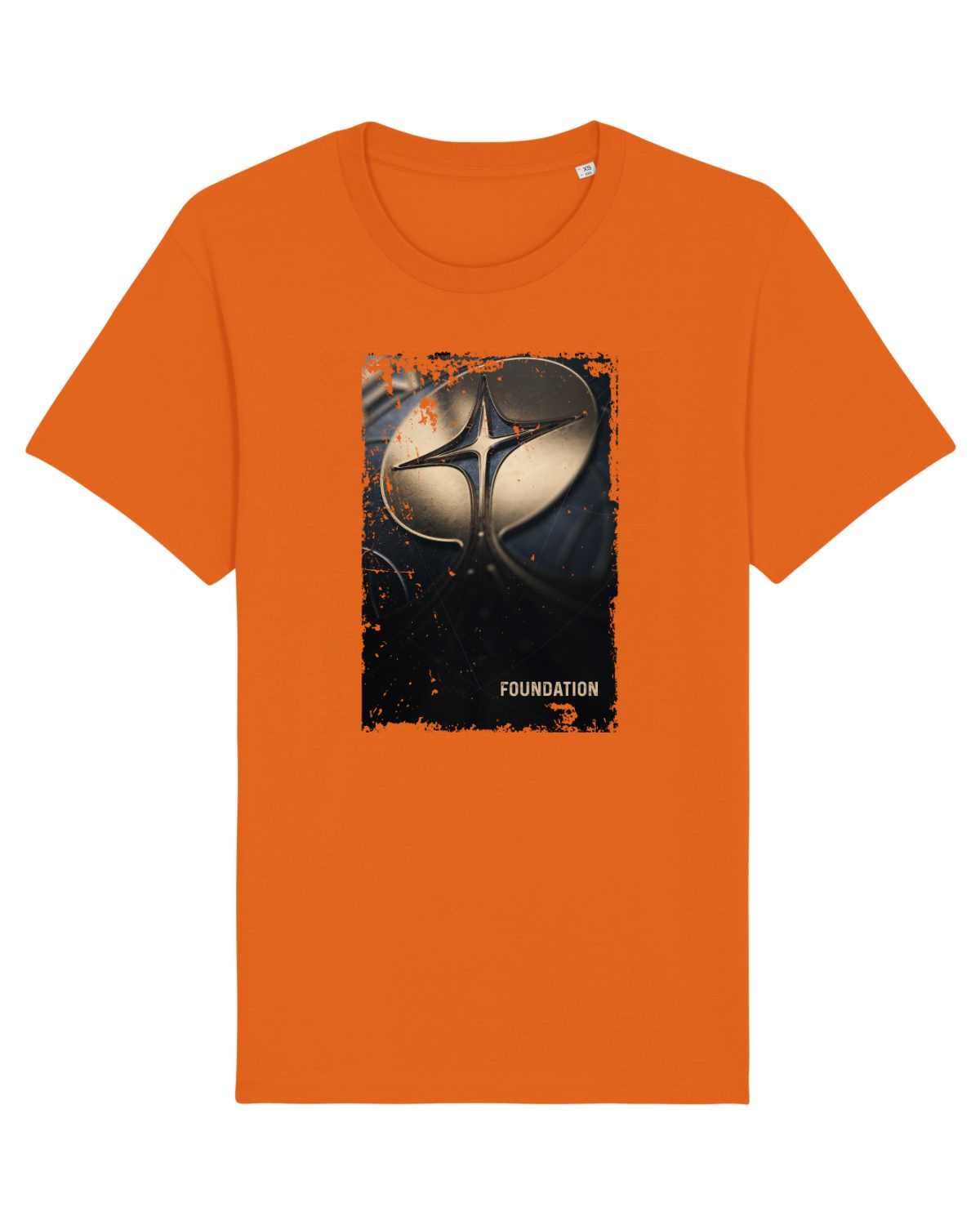 Tricou mânecă scurtă Unisex Rocker Bright Orange