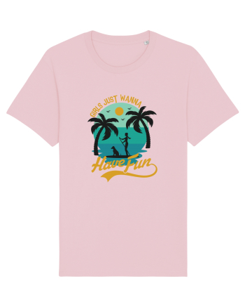 Girls Just wanna have fun Cotton Pink