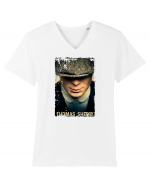 Thomas Shelby Tricou mânecă scurtă guler V Bărbat Presenter