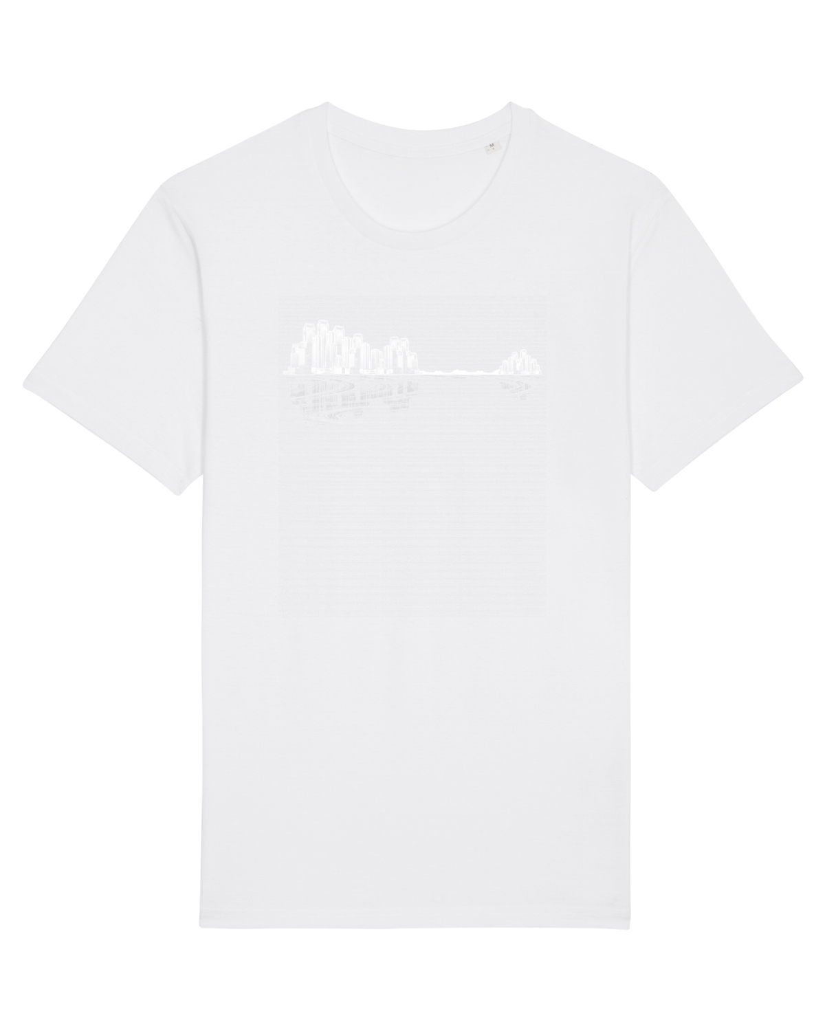 Tricou mânecă scurtă Unisex Rocker White