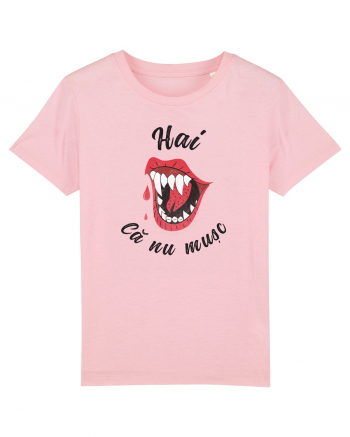 cu desene de Halloween - Hai ca nu musc Cotton Pink