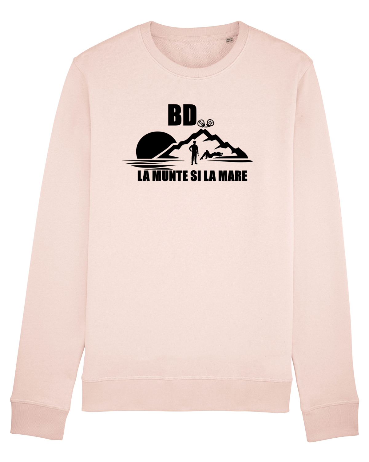 Bluză mânecă lungă Unisex Rise Candy Pink