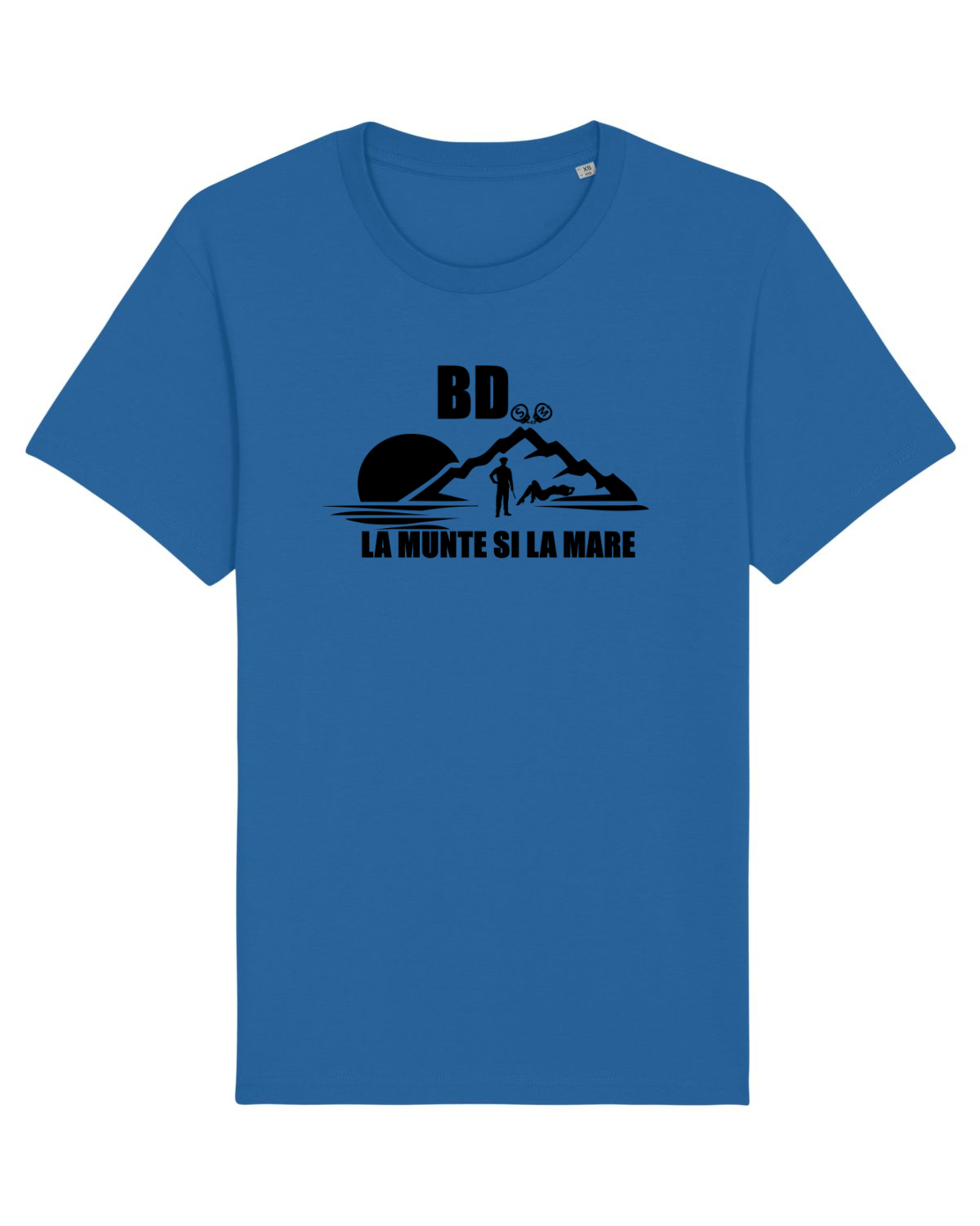 Tricou mânecă scurtă Unisex Rocker Royal Blue
