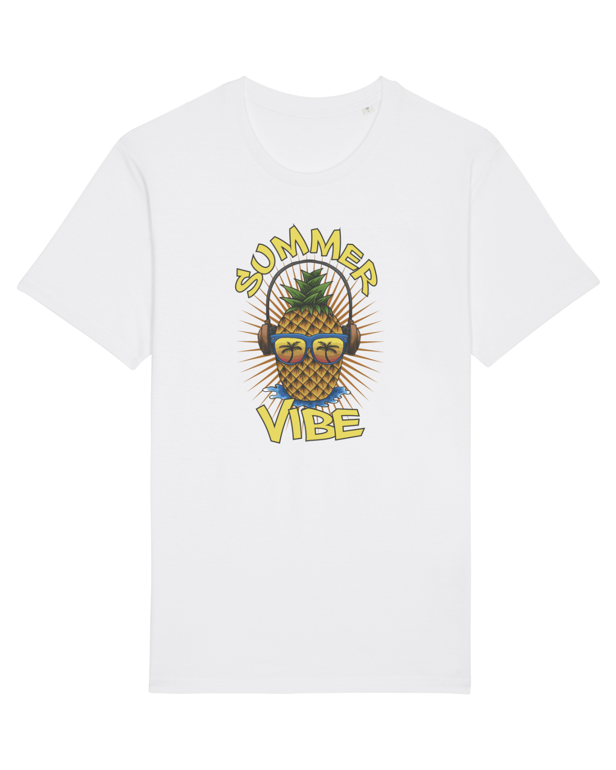 Tricou mânecă scurtă Unisex Rocker White