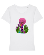 Kids with attitude 2 Tricou mânecă scurtă guler larg fitted Damă Expresser