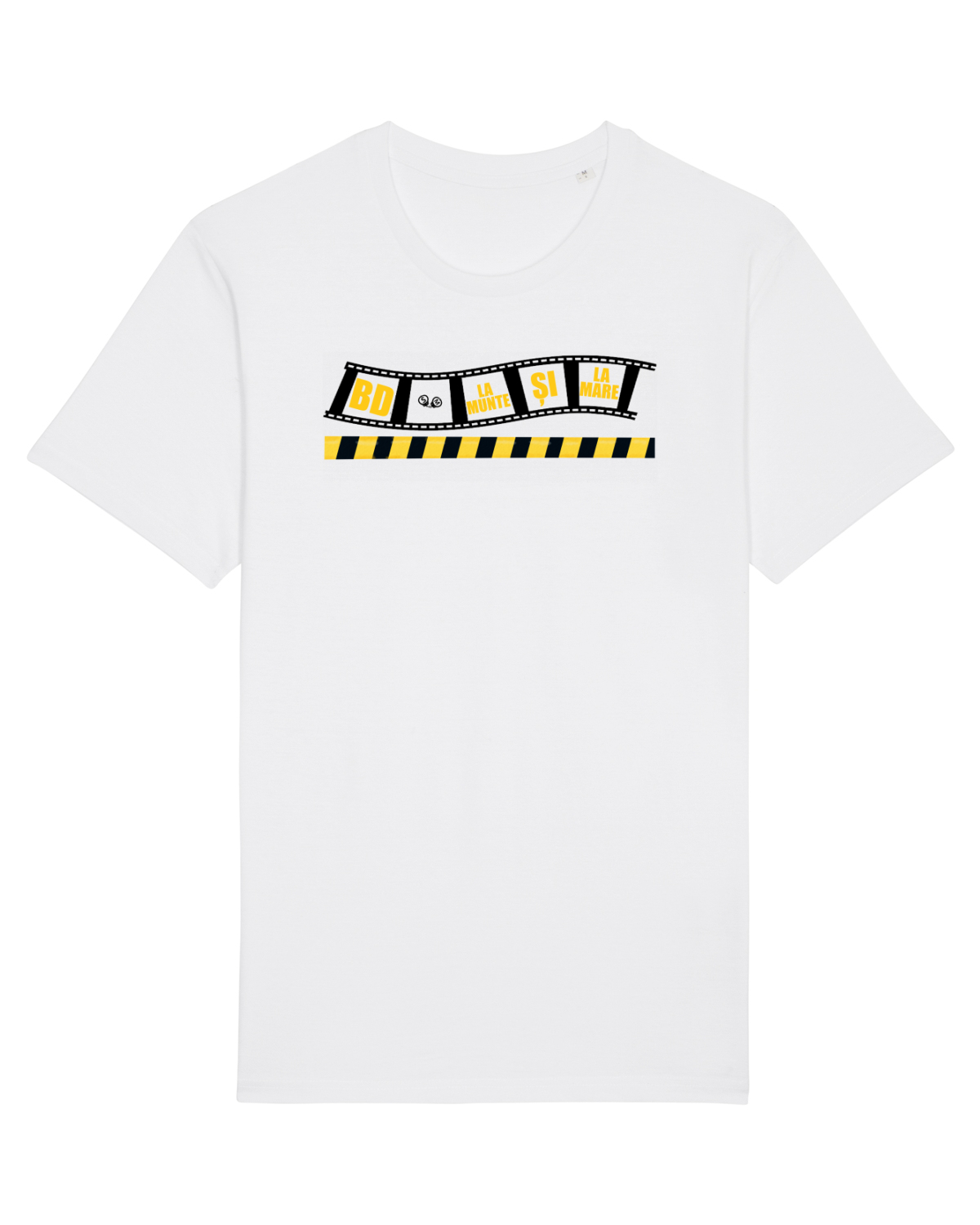 Tricou mânecă scurtă Unisex Rocker White
